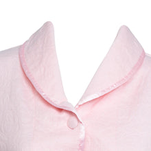 Load image into Gallery viewer, https://images.esellerpro.com/2278/I/138/907/BJ7300-slenderella-button-up-shawl-collar-mock-quilt-floral-bed-jacket-pink-close-up-1.jpg