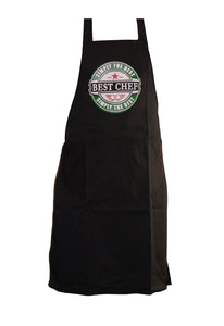 Novelty 'Best Chef' Black Full Apron