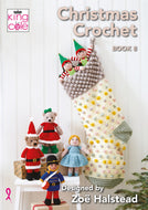 King Cole Christmas Crochet Book 8 – Stocking, Christmas Character Toys