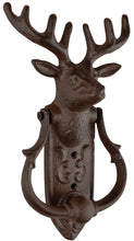 Load image into Gallery viewer, Cast Iron Stag Head Door Knocker
