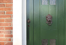 Load image into Gallery viewer, Cast Iron Lion Head Door Knocker