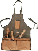 Load image into Gallery viewer, https://images.esellerpro.com/2278/I/146/369/GT06-gardening-tool-apron-5-pockets-khaki-brown.jpg