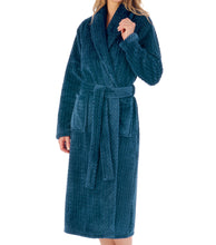 Load image into Gallery viewer, https://images.esellerpro.com/2278/I/223/311/HC02318-slenderella-ladies-zig-zag-wrap-robe-teal-1.jpg