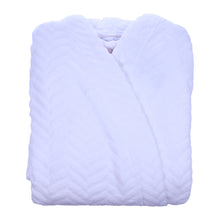 Load image into Gallery viewer, https://images.esellerpro.com/2278/I/933/98/HC05305-slenderella-textured-fleece-robe-cream.jpg