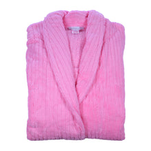 Load image into Gallery viewer, https://images.esellerpro.com/2278/I/937/10/HC06329-slenderella-ribbed-fleece-robe-pink.jpg