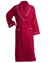 Load image into Gallery viewer, https://images.esellerpro.com/2278/I/150/751/HC1301-slenderella-ladies-waffle-bath-robe-dressing-gown-raspberry.jpg