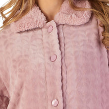 Load image into Gallery viewer, https://images.esellerpro.com/2278/I/166/749/HC2341-slenderella-ladies-faux-fur-button-dressing-gown-pink-close-up-1.jpg