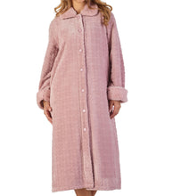 Load image into Gallery viewer, https://images.esellerpro.com/2278/I/166/749/HC2341-slenderella-ladies-faux-fur-button-dressing-gown-pink.jpg