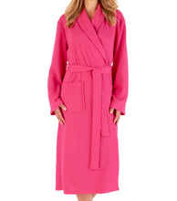 Load image into Gallery viewer, https://images.esellerpro.com/2278/I/191/934/HC3301-slenderella-ladies-waffle-robe-raspberry.jpg