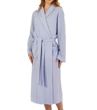 Load image into Gallery viewer, https://images.esellerpro.com/2278/I/191/934/HC3301-slenderella-ladies-womens-waffle-robe-dressing-gown-blue.jpg