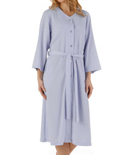 Load image into Gallery viewer, https://images.esellerpro.com/2278/I/192/179/HC3302-slenderella-ladies-button-robe-dressing-gown-blue.jpg