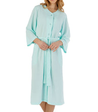 Load image into Gallery viewer, https://images.esellerpro.com/2278/I/192/179/HC3302-slenderella-ladies-button-robe-dressing-gown-mint.jpg