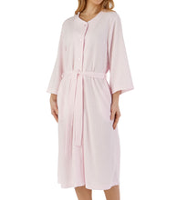 Load image into Gallery viewer, https://images.esellerpro.com/2278/I/192/179/HC3302-slenderella-ladies-button-robe-dressing-gown-pink.jpg