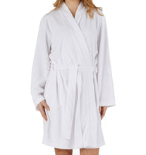 Load image into Gallery viewer, https://images.esellerpro.com/2278/I/217/064/HC3305-slenderella-embossed-floral-wrap-robe-white.jpg