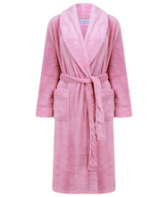 Load image into Gallery viewer, https://images.esellerpro.com/2278/I/182/714/HC4302-slenderella-ladies-shawl-collar-robe-dressing-gown-house-coat-pink.jpg