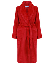 Load image into Gallery viewer, https://images.esellerpro.com/2278/I/182/714/HC4302-slenderella-ladies-shawl-collar-robe-dressing-gown-house-coat-red.jpg