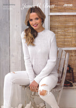 Load image into Gallery viewer, James Brett Double Knitting Pattern - Ladies Sweater &amp; Top (JB596)