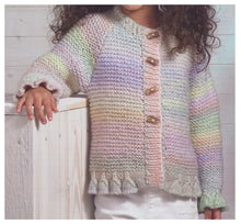 Load image into Gallery viewer, James Brett Chunky Knitting Pattern - Girl&#39;s Cardigan (JB700)