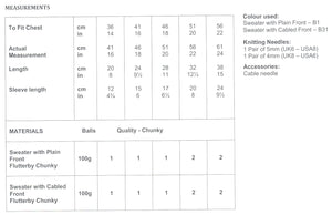 James Brett Chunky Knitting Pattern - Baby Sweaters (JB732)