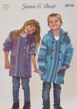 Load image into Gallery viewer, James Brett Chunky Knitting Pattern - Childrens Jackets (JB768)
