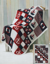 Load image into Gallery viewer, James Brett Double Knit Pattern – Children’s Nautical Blanket (JB870)