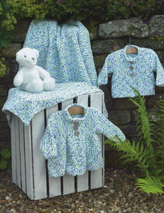James Brett Flutterby Knitting Pattern - Baby Jacket, Cardigan & Blanket (JB880)
