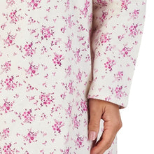 Load image into Gallery viewer, https://images.esellerpro.com/2278/I/156/212/ND2211-slenderella-ladies-womens-winceyette-cotton-floral-nightdress-cream-close-up-2.jpg