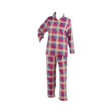 Load image into Gallery viewer, https://images.esellerpro.com/2278/I/108/441/PJ02327-slenderella-ladies-checked-pyjamas-pink-1-mannequin-removed.jpg