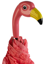 Load image into Gallery viewer, https://images.esellerpro.com/2278/I/133/187/TP203-pink-flamingo-umbrella-brolly-ruffle-trim-close-up-1.jpg