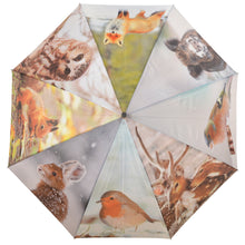 Load image into Gallery viewer, https://images.esellerpro.com/2278/I/193/009/TP209-winter-wildlife-animal-umbrella-1.jpg