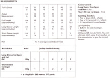 Load image into Gallery viewer, UKHKA 188 Double Knitting Pattern - Baby Cardigans &amp; Hat