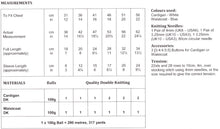 Load image into Gallery viewer, UKHKA 189 Double Knitting Pattern - Baby Cardigan &amp; Waistcoat