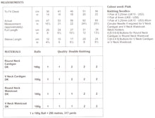 Load image into Gallery viewer, UKHKA 194 Double Knitting Pattern - Baby Cardigan &amp; Waistcoat