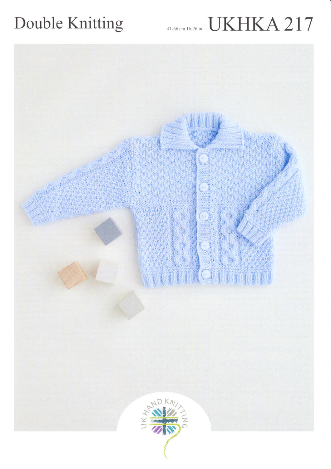 UKHKA 217 Double Knit Knitting Pattern - Baby Jackets