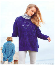 Load image into Gallery viewer, UKHKA 225 Chunky Knitting Pattern - Ladies Sweaters