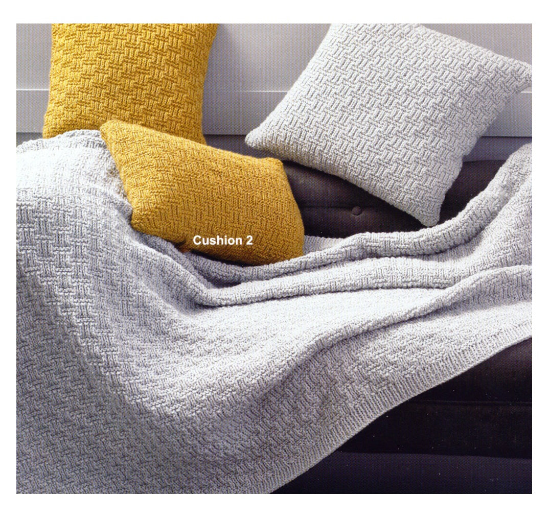UKHKA 241 Chunky Knitting Pattern - Throw & Cushion Covers – Mill Outlets
