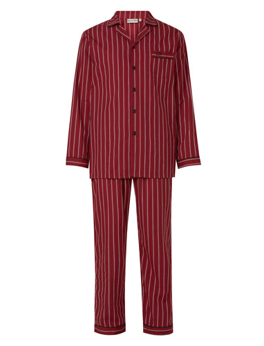 Walker Reid Mens Woven Stripe 100% Cotton Pyjamas - XXL