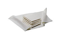 Load image into Gallery viewer, Pack of 6 Plain Cream Linen Union Glass Tea Towel Cloths (47cm x 76cm)