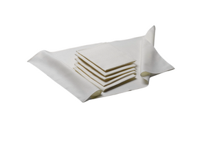 Pack of 6 Plain Cream Linen Union Glass Tea Towel Cloths (47cm x 76cm)