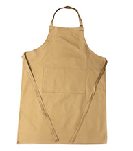 Load image into Gallery viewer, https://images.esellerpro.com/2278/I/215/916/adult-bib-apron-split-pocket-tan-1.JPG