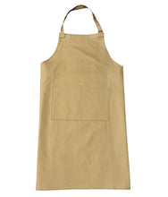 Load image into Gallery viewer, https://images.esellerpro.com/2278/I/215/916/adult-bib-apron-split-pocket-tan-2.JPG