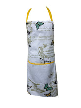 Load image into Gallery viewer, Cotton Butterfly Kitchen Baking Apron 70cm x 87cm