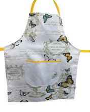 Load image into Gallery viewer, Cotton Butterfly Kitchen Baking Apron 70cm x 87cm