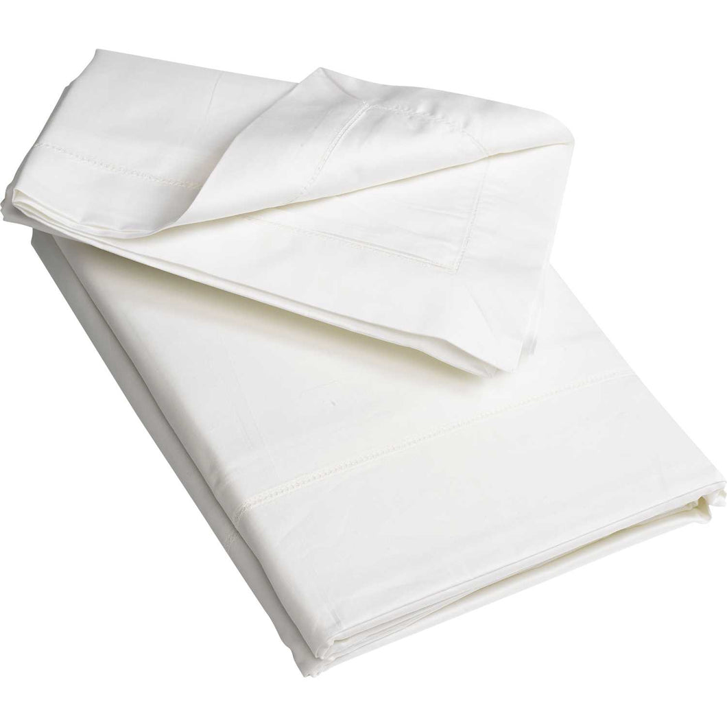 Sashi Calvi 100% Cotton Duvet Sets - White (Super King)