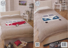 Load image into Gallery viewer, King Cole Home Accessories Chunky Knitting Pattern  Camper Van Style Bedspreads