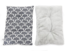 Load image into Gallery viewer, https://images.esellerpro.com/2278/I/213/321/chenille-faux-fur-pet-cushion-pillow-bed-grey.JPG