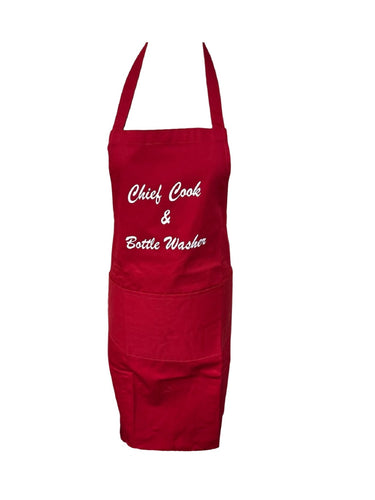 Novelty “Chief Cook & Bottle Washer” Apron