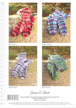 Load image into Gallery viewer, James Brett 4 Ply Knitting Pattern - Ladies &amp; Mens Socks (JB551)