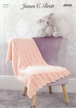 Load image into Gallery viewer, https://images.esellerpro.com/2278/I/164/797/james-brett-chunky-knitting-pattern-blanket-teddy-bear-JB526.jpg