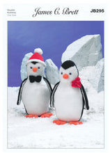 Load image into Gallery viewer, James Brett Double Knitting Pattern - JB295 Penguins